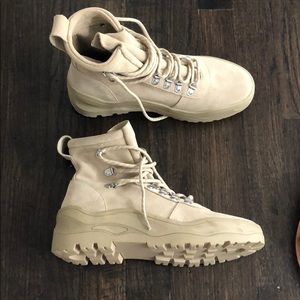 High top combat sneaker boot